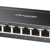 TP-Link Omada ES208GP, Managed, L2, Gigabit Ethernet (10/100/1000), Power over Ethernet (PoE), Rack mounting, DIN rail