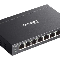 TP-Link Omada ES208GP, Managed, L2, Gigabit Ethernet (10/100/1000), Power over Ethernet (PoE), Rack mounting, DIN rail