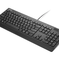 Lenovo Smartcard Wired keyboard II, Full-size (100%), Wired, USB, Plunger key switch, Black