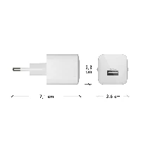 dbramante1928 re-charge Pro - EU Wall Charger USB-A 18W - W, Indoor, AC, White