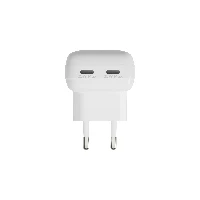 dbramante1928 re-charge Pro - EU Flat Wall Charger 2xUSB-C 25W-W, Indoor, USB, White