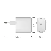 dbramante1928 re-charge Pro - EU Wall Charger USB-C 45W - W, Indoor, AC, White