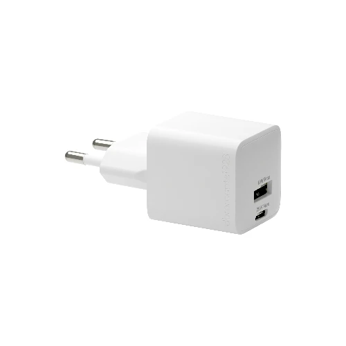dbramante1928 re-charge Pro - EU Wall Charger USBC25W+USBA18W-W, Indoor, AC, White