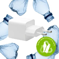 dbramante1928 re-charge Pro - EU Wall Charger USBC25W+USBA18W-W, Indoor, AC, White