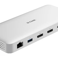 D-Link 9-in-1 USB4 Docking Station, Wired, USB4, 100 W, 10,100,1000,2500 Mbit/s, Grey, 40 Gbit/s