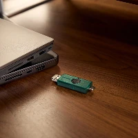 Kingston Technology DataTraveler 128GB USB-A + USB-C 3.2 Gen 1 DuoG2, 128 GB, USB Type-A / USB Type-C, 3.2 Gen 1 (3.1 Gen 1), Cap, 10 g, Black, Green