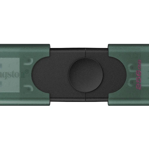 Kingston Technology DataTraveler 256GB USB-A + USB-C 3.2 Gen 1 DuoG2, 256 GB, USB Type-A / USB Type-C, 3.2 Gen 1 (3.1 Gen 1), Other, 10 g, Black, Green