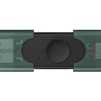 Kingston Technology DataTraveler 256GB USB-A + USB-C 3.2 Gen 1 DuoG2, 256 GB, USB Type-A / USB Type-C, 3.2 Gen 1 (3.1 Gen 1), Other, 10 g, Black, Green