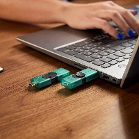 Kingston Technology DataTraveler 256GB USB-A + USB-C 3.2 Gen 1 DuoG2, 256 GB, USB Type-A / USB Type-C, 3.2 Gen 1 (3.1 Gen 1), Other, 10 g, Black, Green