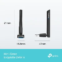 TP-Link UB500 Plus, USB Type-A, Bluetooth, Male, Black, PC / Notebook / Tablet, 0 - 40 C
