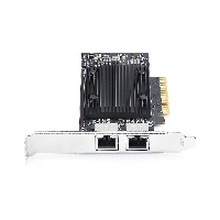 StarTech.com 2-Port PCIe 10Gb Ethernet Network Card, 10GbE Network Interface Card, Broadcom BCM57416 Chipset, Dual RJ45 10GBase-T/Gigabit, NIC Card, TAA, Internal, Wired, PCI Express, Ethernet, 20000 Mbit/s, Black