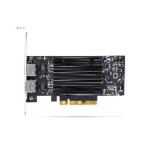 StarTech.com 2-Port PCIe 10Gb Ethernet Network Card, 10GbE Network Interface Card, Broadcom BCM57416 Chipset, Dual RJ45 10GBase-T/Gigabit, NIC Card, TAA, Internal, Wired, PCI Express, Ethernet, 20000 Mbit/s, Black