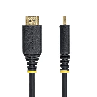 StarTech.com 1m (3ft) Certified Ultra High Speed HDMI Cable, 8K 60Hz/4K 120Hz, HDMI 2.1 Cable with HDR10+ / eARC, 48Gbps, 8K HDMI Cord for Monitor/TV/Display, Flexible TPE Jacket, 1 m, HDMI Type A (Standard), HDMI Type A (Standard), 48 Gbit/s, Audio Return Channel (ARC), Black
