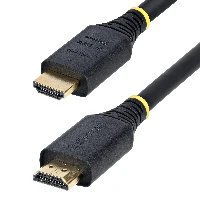 StarTech.com 5m (16ft) Certified Ultra High Speed HDMI Cable, 8K 60Hz/4K 120Hz, HDMI 2.1 Cable with HDR10+ / eARC, 48Gbps, 8K HDMI Cord for Monitor/TV/Display, Flexible TPE Jacket, 5 m, HDMI Type A (Standard), HDMI Type A (Standard), 48 Gbit/s, Audio Return Channel (ARC), Black