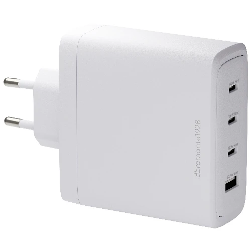 dbramante1928 re-charge IT - EU W. Charger - 3xUSB-C 140W + 1xUSB-A - W, Indoor, AC, White