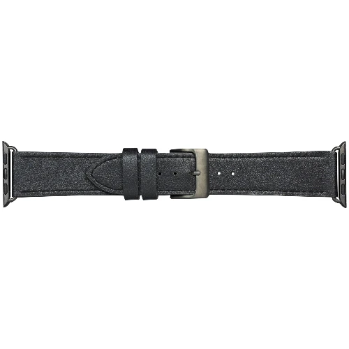 dbramante1928 Copenhagen - Watch Strap 44mm - Black/Space Grey, Band, Smartwatch, Black, Grey, Apple, Apple Watch, Leather