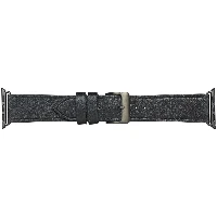 dbramante1928 Copenhagen - Watch Strap 44mm - Black/Space Grey, Band, Smartwatch, Black, Grey, Apple, Apple Watch, Leather