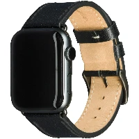 dbramante1928 Copenhagen - Watch Strap 44mm - Black/Space Grey, Band, Smartwatch, Black, Grey, Apple, Apple Watch, Leather