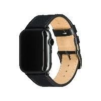 dbramante1928 Copenhagen - Watch Strap 44mm - Black/Space Grey, Band, Smartwatch, Black, Grey, Apple, Apple Watch, Leather