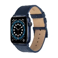 dbramante1928 Copenhagen - Watch Strap 44mm - Navy Blue, Band, Smartwatch, Navy, Apple, Watch SE & Series 1-6, 35 mm