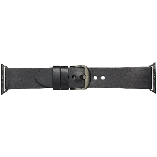 dbramante1928 Bornholm - Watch Strap 44mm - Black/Space Grey, 35 mm, 7 mm, 165 mm, 22 g, 66 mm, 19 mm