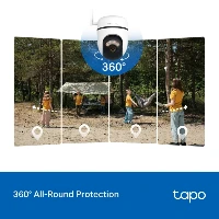 TP-Link Tapo C615G KIT, IP security camera, Outdoor, Wireless, Ceiling/Wall/Pole, White, Dome