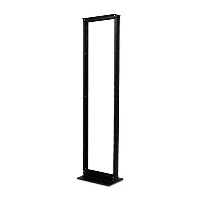 APC NetShelter 2 Post Open Frame Rack - Rack - nero - 45U - 19 - per P/N SCL500RMI1UNC, SMTL1000RMI2UC, SMTL750RMI2UC, SMX1500RM2UC, SMX1500RM2UCNC