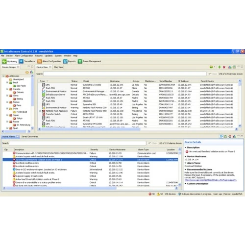 APC InfraStruXure Central - Licenza - 100 nodi - Linux, Win - per P/N G3HT30KHLMS, G3HT40KHL-INS, G55TUPSM20HB15S, G55TUPSM30HB15S, G55TUPSM30HS