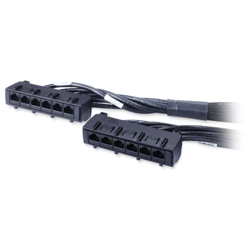 APC Data Distribution Cable - Cavo di rete - Compatibile TAA - RJ-45 (F) a RJ-45 (F) - 15.2 m - UTP - CAT 6 - nero