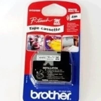 Brother M-K231SBZ - Nero su bianco - Rotolo (1,2 cm x 4 m) 1 cassetta(e) blister - nastro non laminato - per P-Touch PT-55, PT-65, PT-75, PT-80, PT-85, PT-BB4, PT-M95