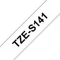 Brother TZe-S141 - Adesivo extra forte - scuro su chiaro - Rotolo (1,8 cm x 8 m) 1 cassetta(e) nastro laminato - per Brother PT-D600, P-Touch PT-D410, D450, D460, D610, D800, E550, P900, P950