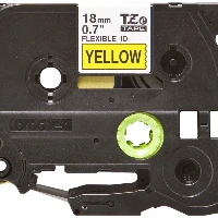 Brother TZe-FX641 - Nero su giallo - Rotolo (1,8 cm x 8 m) 1 cassetta(e) nastro flessibile - per Brother PT-D600, P-Touch PT-3600, D400, D450, D600, D800, E550, H101, P750, P900, P950