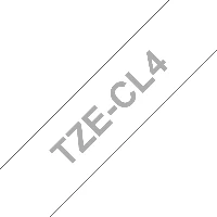 Brother TZe-CL4 - Rotolo (1,8 cm x 8 m) 1 cassetta(e) nastro pulente - per Brother PT-D600, P-Touch PT-3600, D400, D450, D800, E550, P900, P950, P-Touch EDGE PT-P750