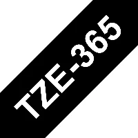 Brother TZe-365 - Bianco su nero - Rotolo (3,6 cm x 8 m) 1 cassetta(e) nastro laminato - per P-Touch PT-3600, 530, 9200, 9400, 9500, 9600, 9700, 9800, P900, P950, P-Touch R RL-700