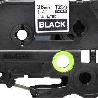 Brother TZe-365 - Bianco su nero - Rotolo (3,6 cm x 8 m) 1 cassetta(e) nastro laminato - per P-Touch PT-3600, 530, 9200, 9400, 9500, 9600, 9700, 9800, P900, P950, P-Touch R RL-700