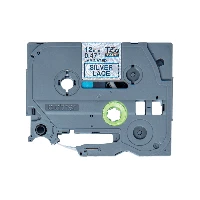 Brother TZe-MPSL31 - Nero su pizzo argento - Rotolo (1,2 cm x 4 m) 1 cassetta(e) nastro laminato - per Brother PT-H110, P-Touch Cube PT-P300, P-Touch Cube Pro PT-P910, P-Touch Embellish PT-D215