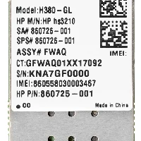 HP hs3210 - Modem cellulare wireless - 3G - M.2 Card - 21.6 Mbps - per ProBook 64X G3, 64X G4, 65X G3, ZBook 14u G4, 15 G4, 15 G5, 15u G4, 17 G4, 17 G5