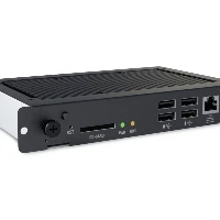 NEC OPS Slot-in PC - Model A - Lettore di segnaletica digitale - 4 GB RAM - Intel Celeron - SSD - 64 GB - Windows 10 IoT Enterprise - nero