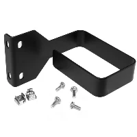 StarTech.com Gancio con anello a D per la gestione dei cavi per server rack verticale multidirezionale 6 x 10 cm - Anello per gestione cavi - nero - 1U - per P/N RACK-18U-20-WALL-OA, RACK-21U-20-WALL-OA, RACK-24U-20-WALL-OA, RK3236BKF, RKQMCAB12V2