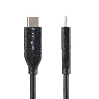 StarTech.com Cavo USB-C da 0,5m M/M - Cavo USB 2.0 Tipo C da Ricarica - Cavo USB - 24 pin USB-C (M) a 24 pin USB-C (M) - USB 2.0 - 50 cm - nero - per P/N DKT30CHD