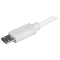 StarTech.com Caricatore accendisigari da auto a doppia presa con cavo Micro-USB piu porta USB - Alta potenza ( 21 Watt / 4.2A ) - Bianco - Adattatore alimentazione per auto - 21 Watt - 4.2 A - 2 connettori di uscita (USB, Micro-USB Tipo B) - sul cavo Mic