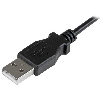 StarTech.com Cavo Micro-USB da Ricarica e Sincronizzazione angolato destro per Smartphone e Tablet da 0,5m - Cavo USB - Micro-USB Tipo B (M) angolo retto a USB (M) - USB 2.0 - 50 cm - nero - per P/N USB2PCARBK, USB2PCARBKS, USBEXTAA10BK, USBEXTAA6BK, USB