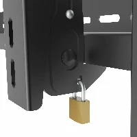 StarTech.com Supporto Antifurto da Parete per Schermi da 45 a 70 in Acciaio resistente - Staffa - per video wall - Alluminio, acciaio - nero - dimensione schermo 45-70 - installabile a parete - per P/N HDMIPLATE, ST121SHD50, ST12MHDLAN, ST12MHDLAN4K