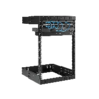 StarTech.com Server Rack 15U Montabile a parete - Profondit da 30 a 50cm - Open Frame Rack da rete Network - Rack - montaggio a parete - nero - 15U - 19