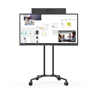 NEC All-in-One Mobile Huddle Solution - Kit per videoconferenza (sound bar, display LED) - con NEC MultiSync C501, Active Collaboration Soundbar SP-ASCM, Trolley PD03 Tipster
