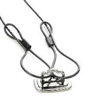 StarTech.com Piastra di ancoraggio per aggancio cavo di Sicurezza PC - Grande - Punto Sicurezza PC Portatile (LTANCHORL) - Blocco - argento - per P/N LTLOCKNBL