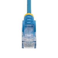 StarTech.com 2.5 m CAT6 Cable - Slim - Snagless RJ45 Connectors - Blue, 2.5 m, Cat6, U/UTP (UTP), RJ-45, RJ-45