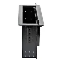 StarTech.com Box a doppio Modulo per Connettivit sala Riunioni con gestione Cavi - moduli di Alimentazioni , Ricarica , A/V e Dock per PC Portatili - Piano montaggio - nero
