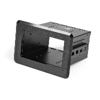 StarTech.com Box Gestione Cavi - Modulo Connettivit singolo per Sala Riunioni - Per l'aggiunta di Alimentazione, Ricarica, A/V - Portatile - Piano montaggio - nero