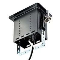 StarTech.com Box Gestione Cavi - Modulo Connettivit singolo per Sala Riunioni - Per l'aggiunta di Alimentazione, Ricarica, A/V - Portatile - Piano montaggio - nero